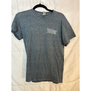 Southern Couture Gray T‎ Shirt Short Sleeve Graphic Tee Women's S